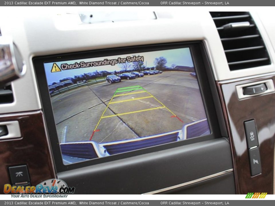 2013 Cadillac Escalade EXT Premium AWD White Diamond Tricoat / Cashmere/Cocoa Photo #27