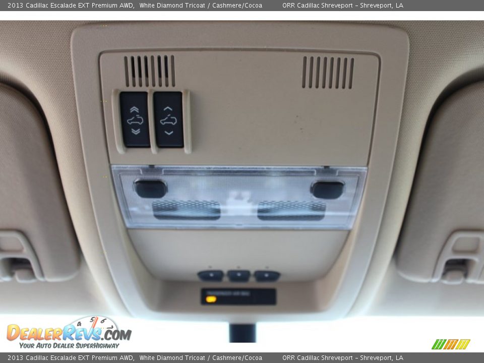 2013 Cadillac Escalade EXT Premium AWD White Diamond Tricoat / Cashmere/Cocoa Photo #34