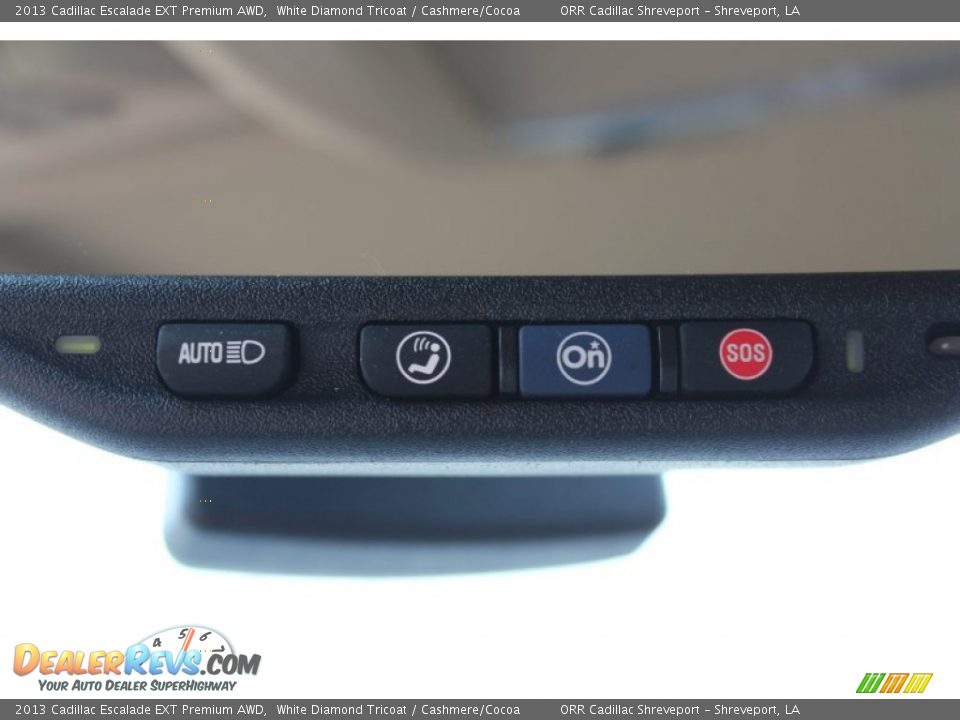 2013 Cadillac Escalade EXT Premium AWD White Diamond Tricoat / Cashmere/Cocoa Photo #35