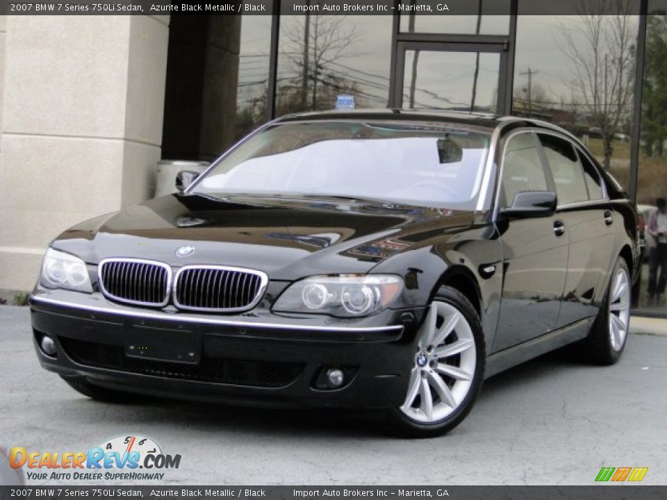 Front 3/4 View of 2007 BMW 7 Series 750Li Sedan Photo #1