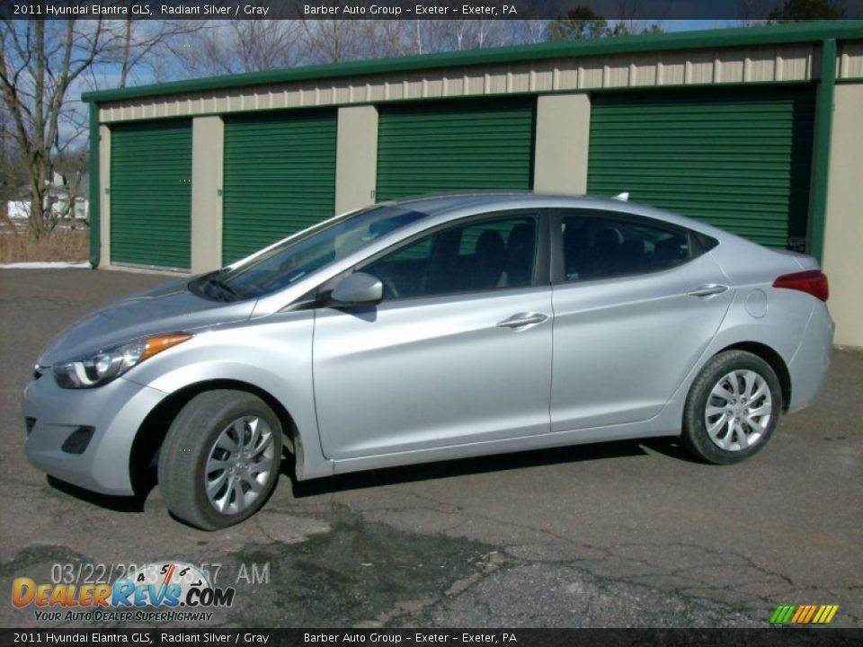2011 Hyundai Elantra GLS Radiant Silver / Gray Photo #1