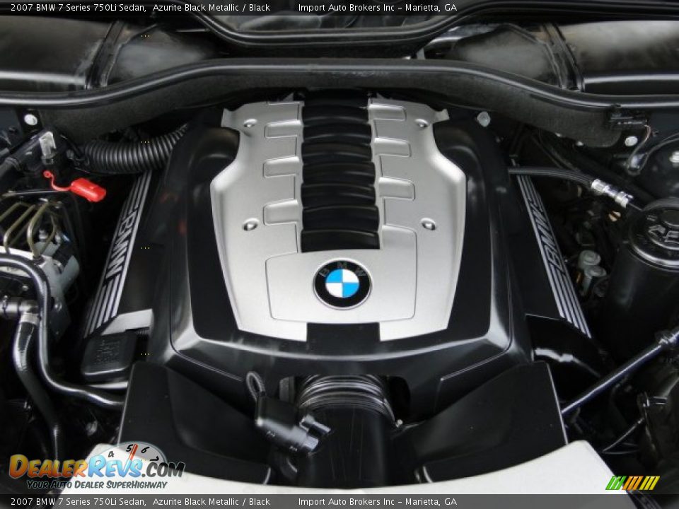 2007 BMW 7 Series 750Li Sedan 4.8 Liter DOHC 32-Valve VVT V8 Engine Photo #27
