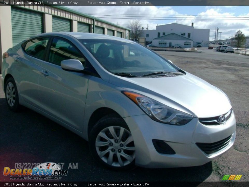 2011 Hyundai Elantra GLS Radiant Silver / Gray Photo #3