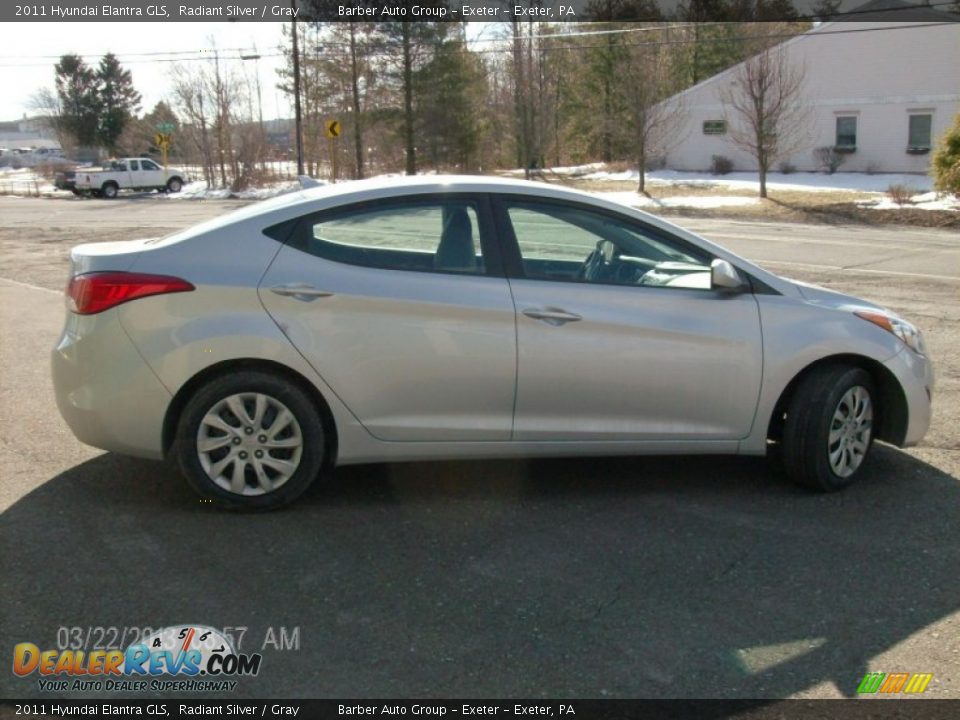 2011 Hyundai Elantra GLS Radiant Silver / Gray Photo #4