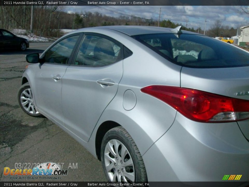 2011 Hyundai Elantra GLS Radiant Silver / Gray Photo #5