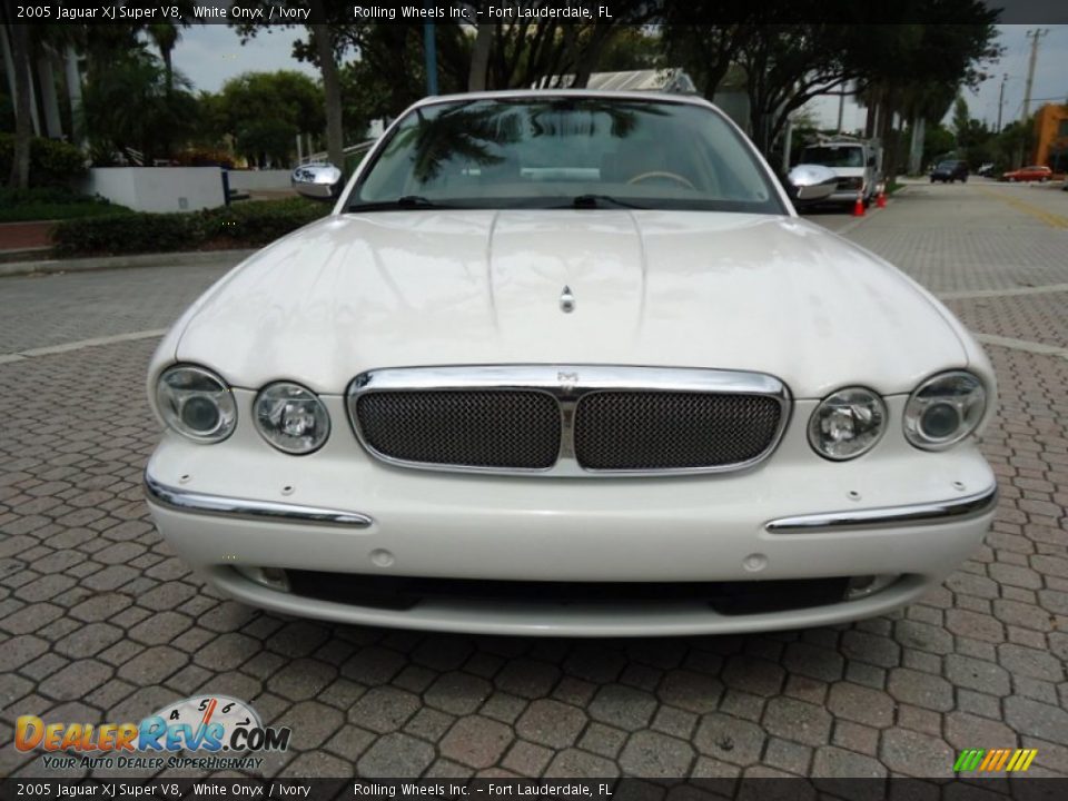 White Onyx 2005 Jaguar XJ Super V8 Photo #3