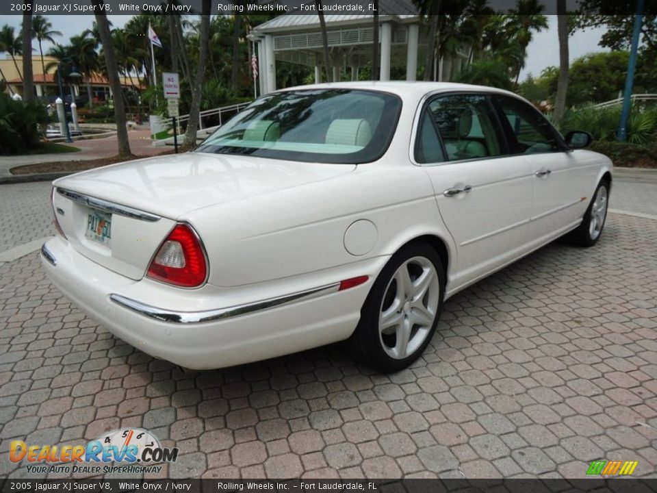 White Onyx 2005 Jaguar XJ Super V8 Photo #5