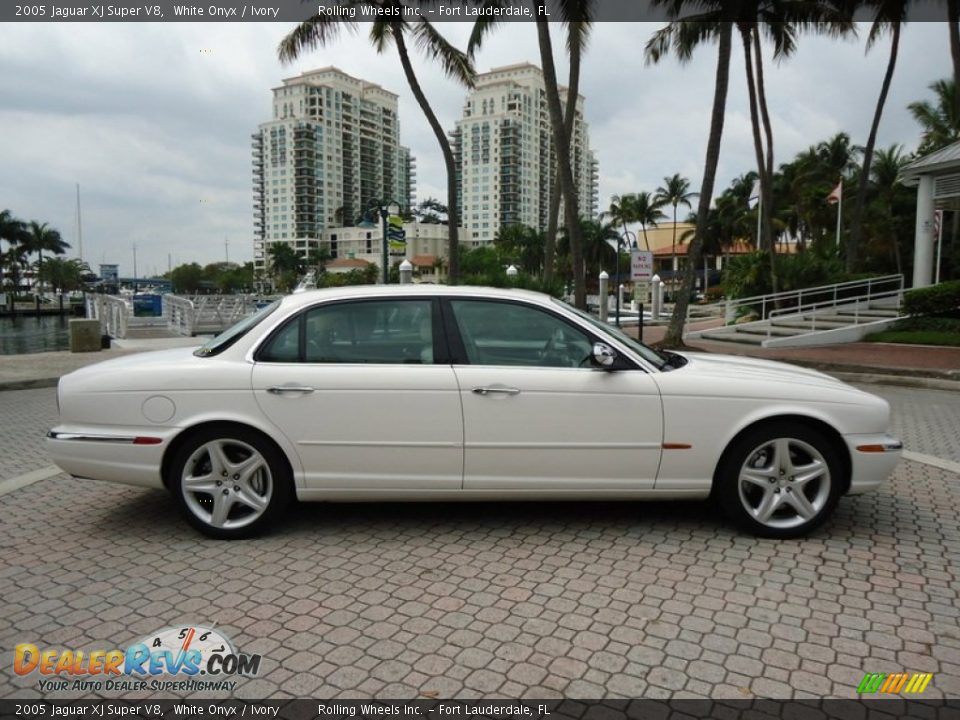 White Onyx 2005 Jaguar XJ Super V8 Photo #7