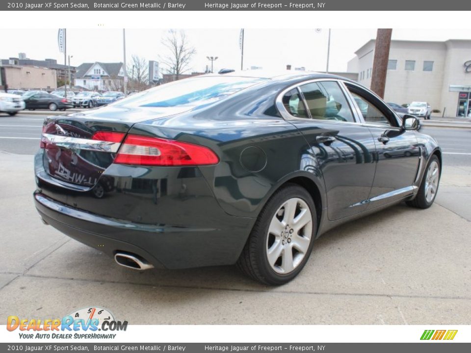 2010 Jaguar XF Sport Sedan Botanical Green Metallic / Barley Photo #6
