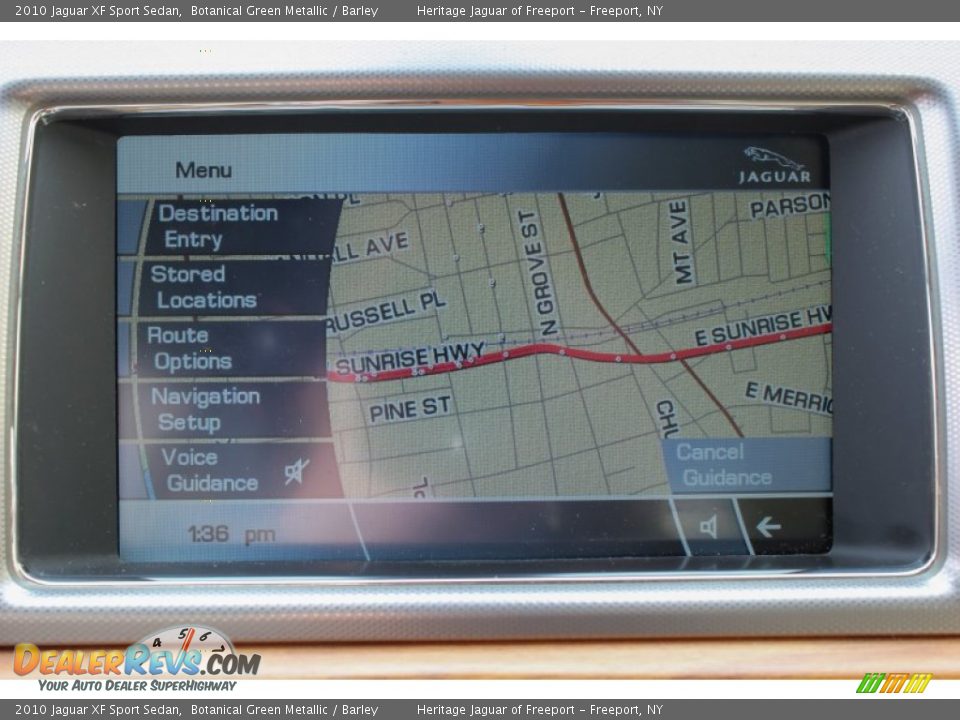 Navigation of 2010 Jaguar XF Sport Sedan Photo #25