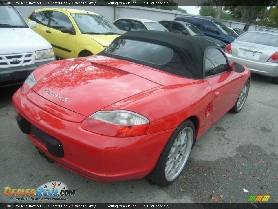 2004 Porsche Boxster S Guards Red / Graphite Grey Photo #3