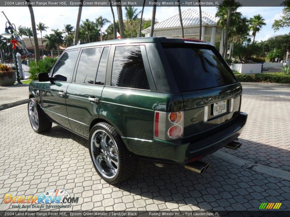 2004 Land Rover Range Rover HSE Epsom Green Metallic / Sand/Jet Black Photo #3
