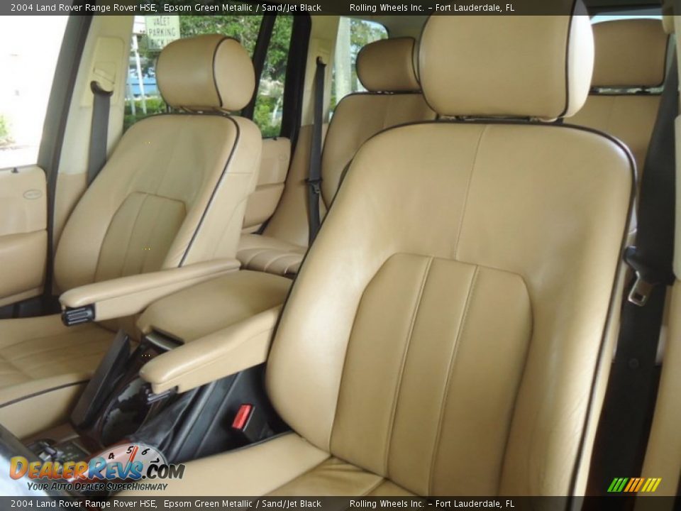 2004 Land Rover Range Rover HSE Epsom Green Metallic / Sand/Jet Black Photo #4