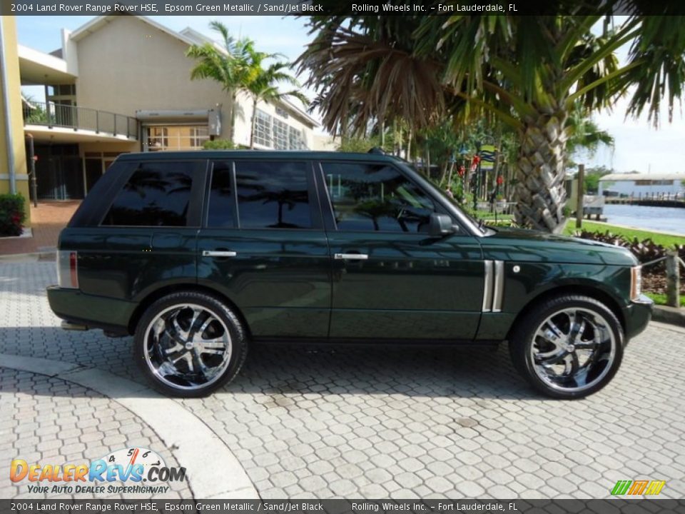 2004 Land Rover Range Rover HSE Epsom Green Metallic / Sand/Jet Black Photo #7