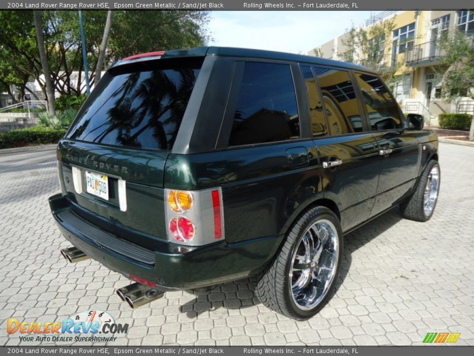 2004 Land Rover Range Rover HSE Epsom Green Metallic / Sand/Jet Black Photo #13