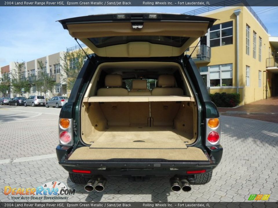 2004 Land Rover Range Rover HSE Epsom Green Metallic / Sand/Jet Black Photo #18