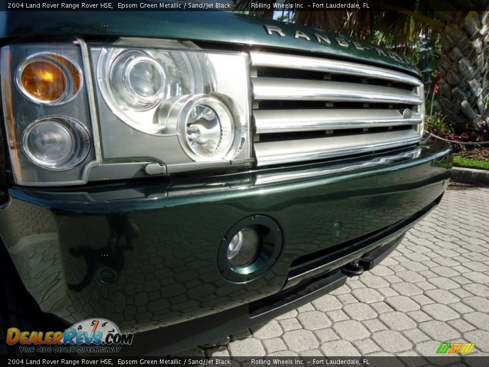 2004 Land Rover Range Rover HSE Epsom Green Metallic / Sand/Jet Black Photo #25