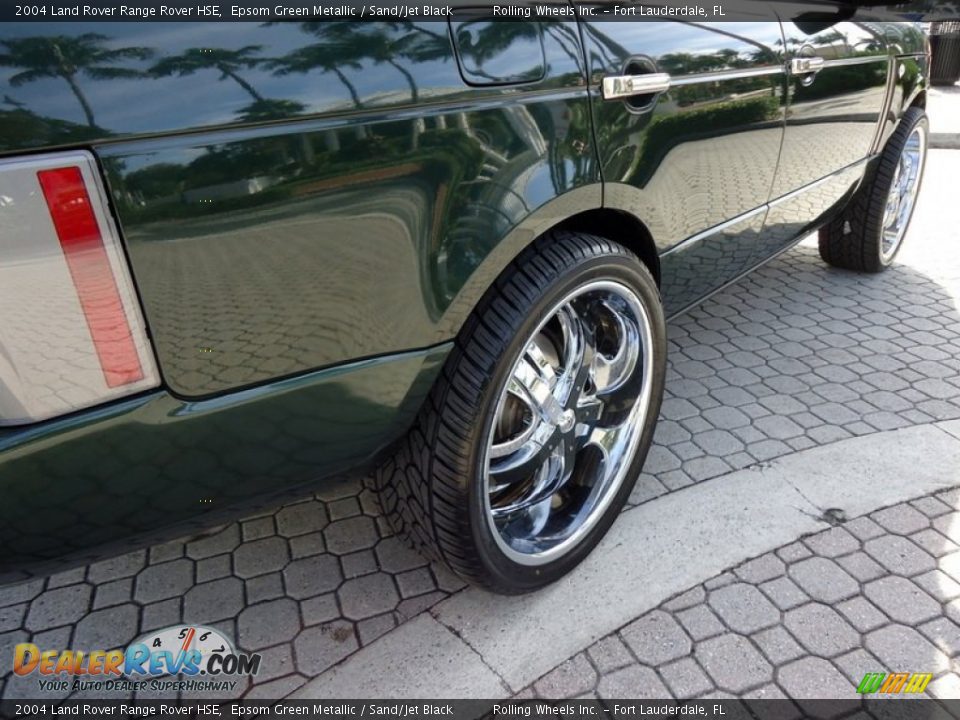 2004 Land Rover Range Rover HSE Epsom Green Metallic / Sand/Jet Black Photo #26
