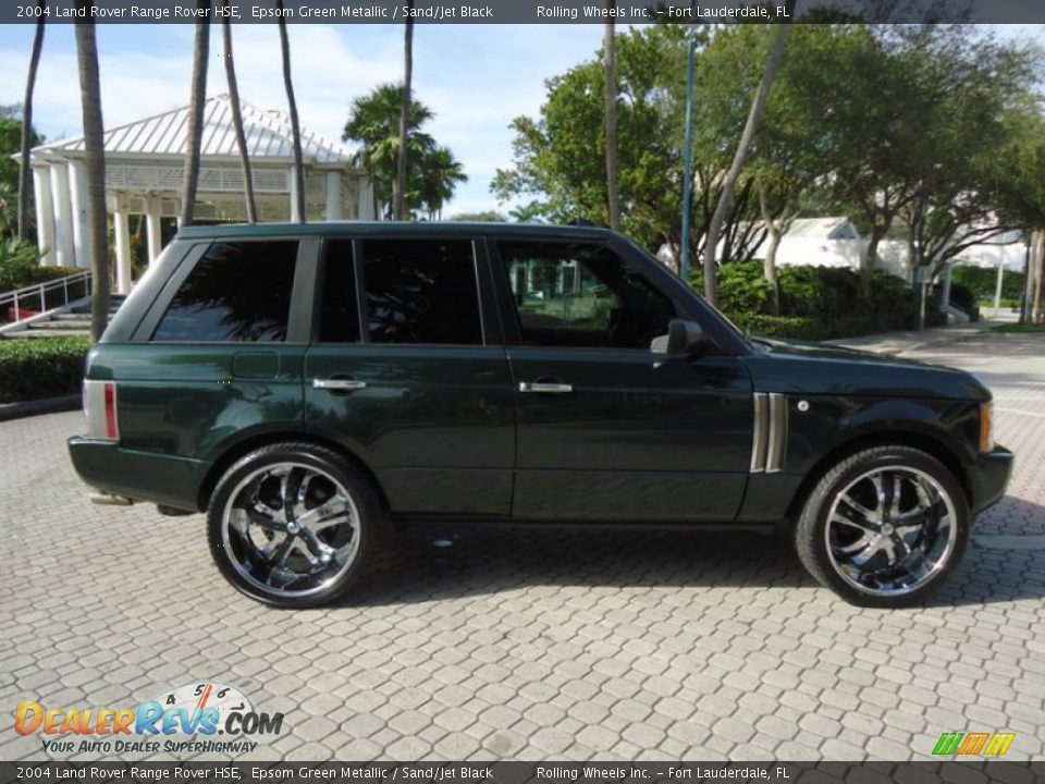 2004 Land Rover Range Rover HSE Epsom Green Metallic / Sand/Jet Black Photo #27