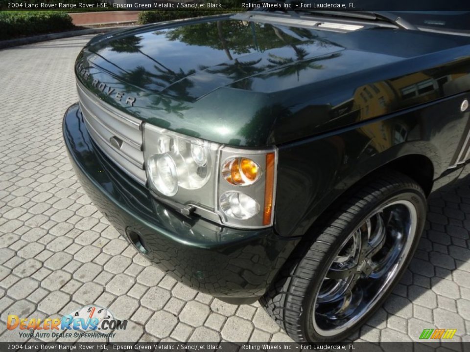 2004 Land Rover Range Rover HSE Epsom Green Metallic / Sand/Jet Black Photo #28