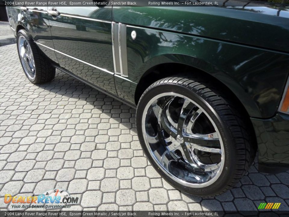 2004 Land Rover Range Rover HSE Epsom Green Metallic / Sand/Jet Black Photo #29
