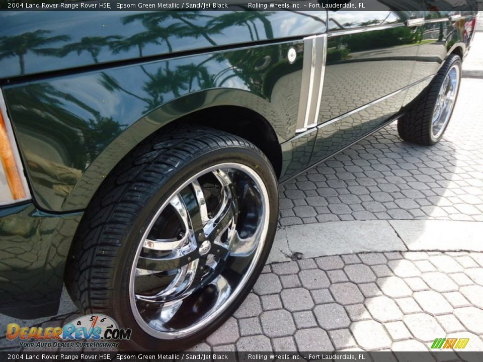 2004 Land Rover Range Rover HSE Epsom Green Metallic / Sand/Jet Black Photo #33