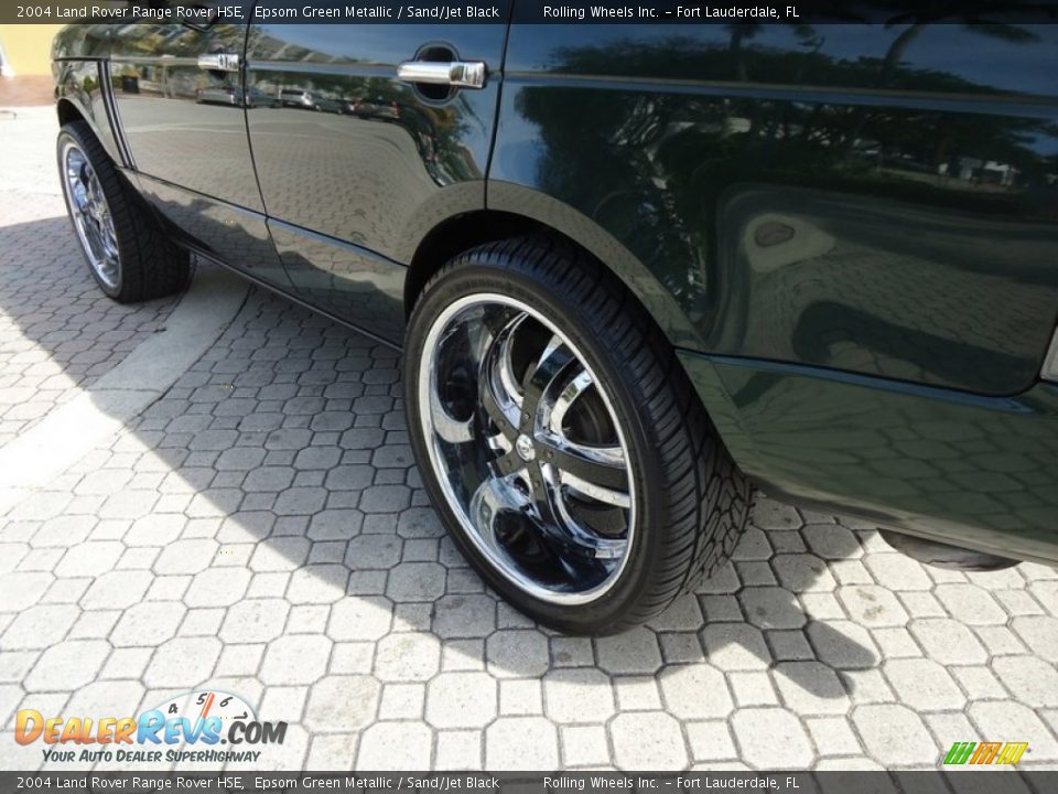 2004 Land Rover Range Rover HSE Epsom Green Metallic / Sand/Jet Black Photo #34