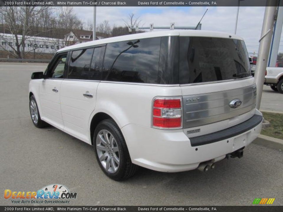 White Platinum Tri-Coat 2009 Ford Flex Limited AWD Photo #3