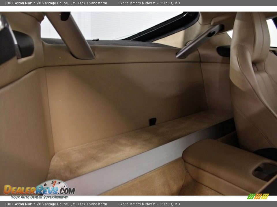 Rear Seat of 2007 Aston Martin V8 Vantage Coupe Photo #35