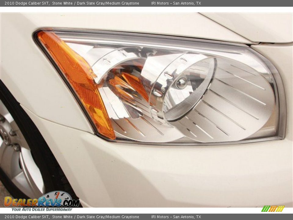 2010 Dodge Caliber SXT Stone White / Dark Slate Gray/Medium Graystone Photo #3