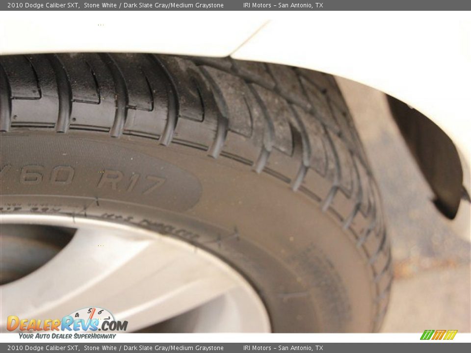 2010 Dodge Caliber SXT Stone White / Dark Slate Gray/Medium Graystone Photo #9