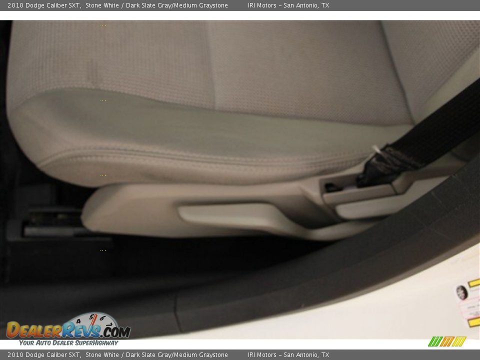 2010 Dodge Caliber SXT Stone White / Dark Slate Gray/Medium Graystone Photo #10