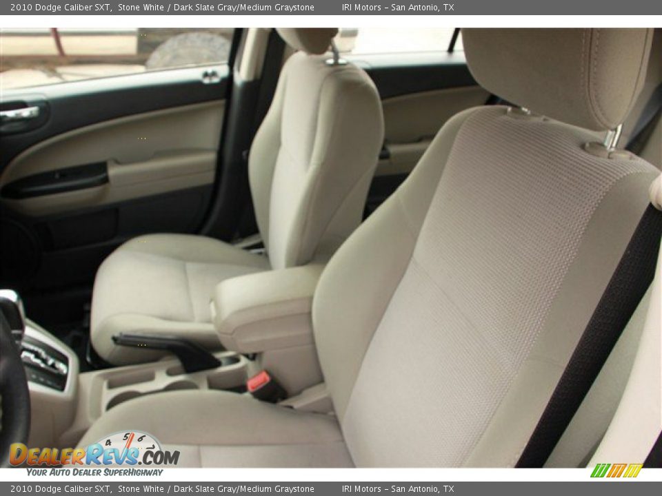 2010 Dodge Caliber SXT Stone White / Dark Slate Gray/Medium Graystone Photo #11