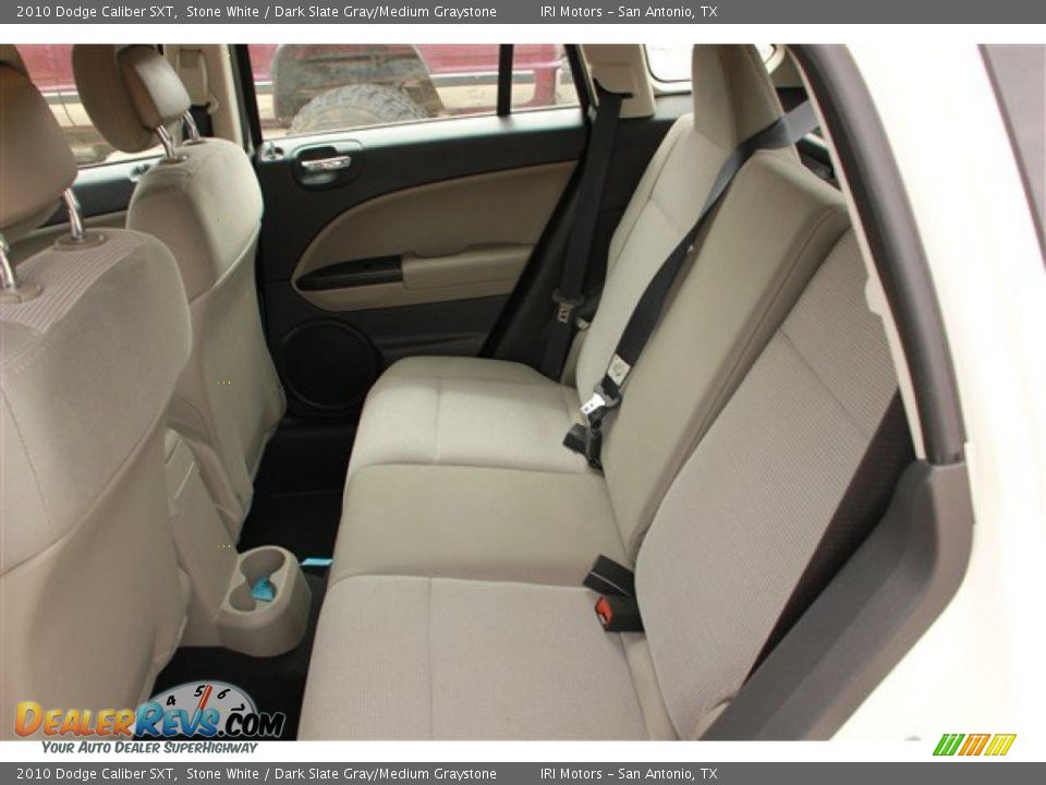 2010 Dodge Caliber SXT Stone White / Dark Slate Gray/Medium Graystone Photo #12