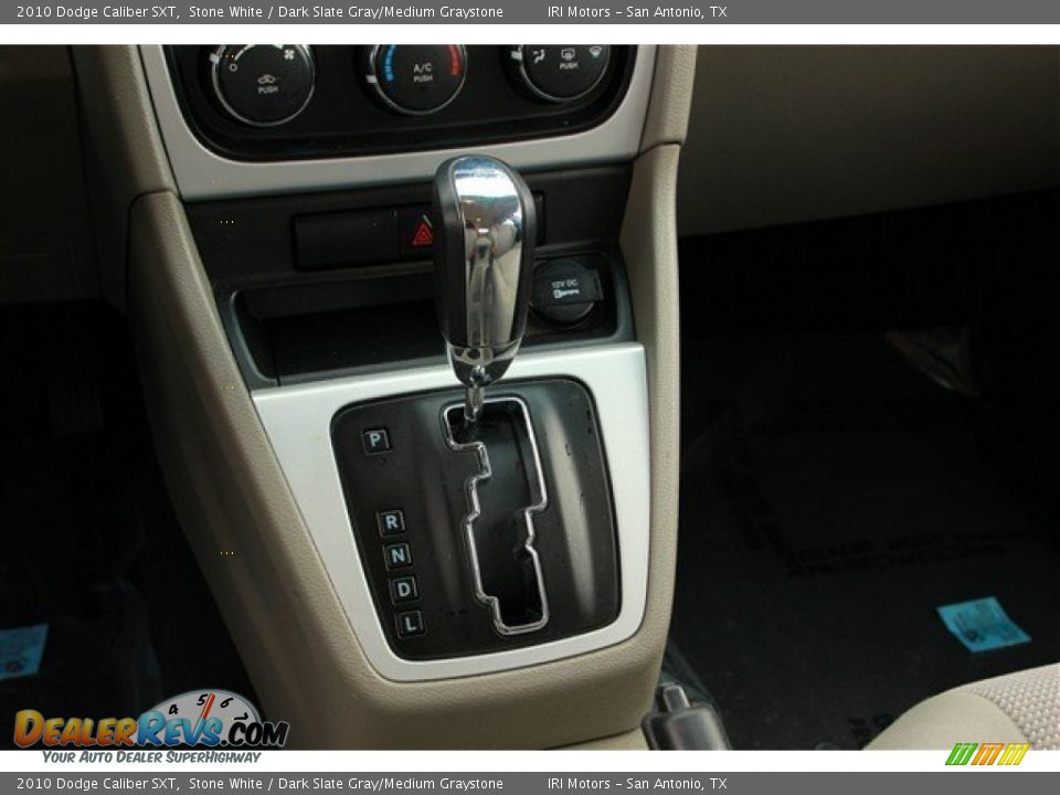 2010 Dodge Caliber SXT Stone White / Dark Slate Gray/Medium Graystone Photo #15