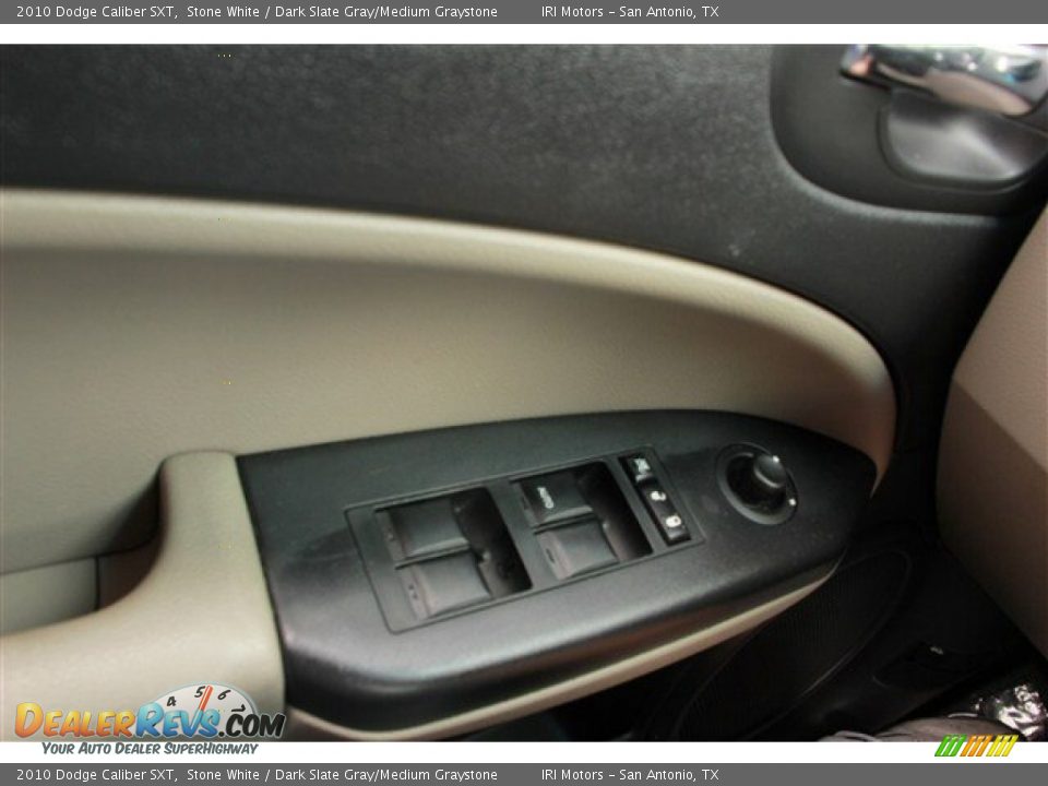 2010 Dodge Caliber SXT Stone White / Dark Slate Gray/Medium Graystone Photo #17