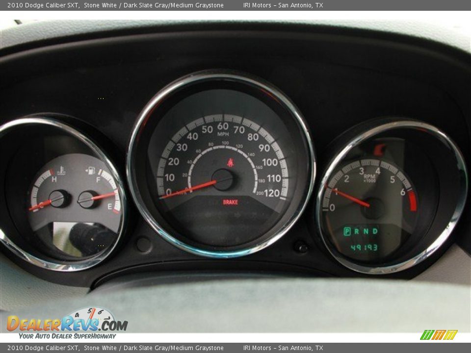 2010 Dodge Caliber SXT Stone White / Dark Slate Gray/Medium Graystone Photo #18