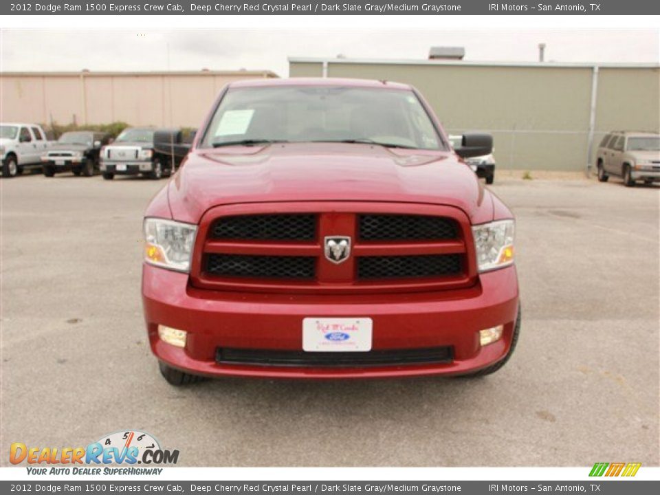 2012 Dodge Ram 1500 Express Crew Cab Deep Cherry Red Crystal Pearl / Dark Slate Gray/Medium Graystone Photo #4