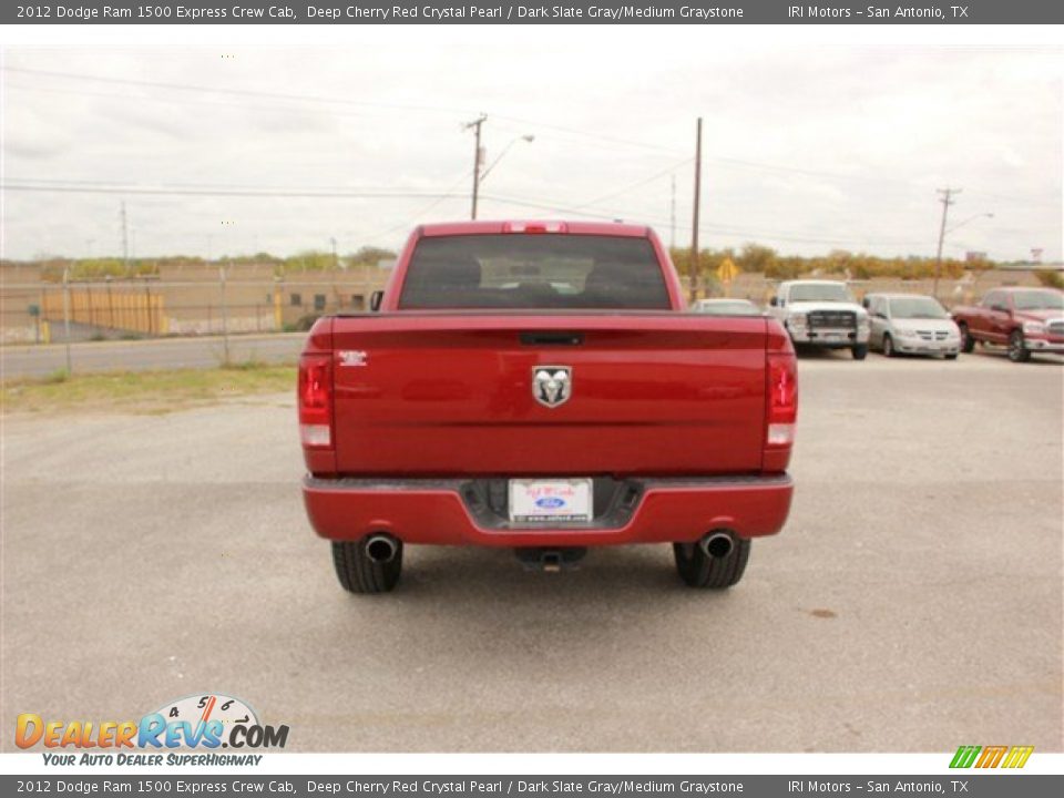 2012 Dodge Ram 1500 Express Crew Cab Deep Cherry Red Crystal Pearl / Dark Slate Gray/Medium Graystone Photo #7