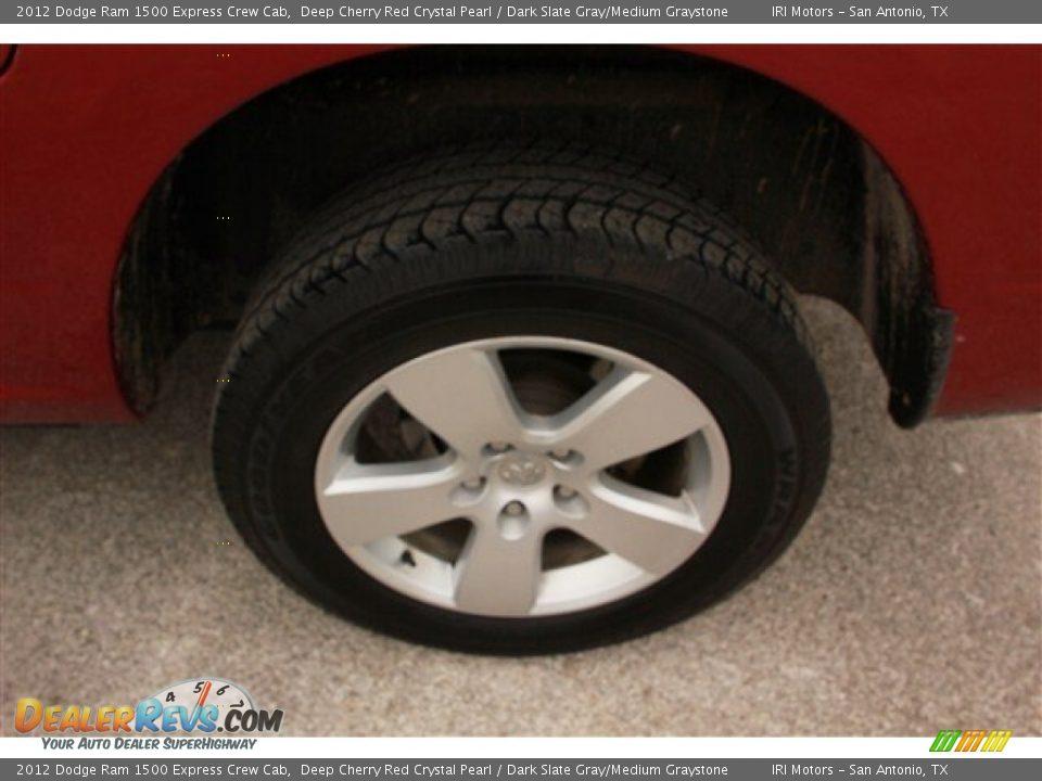 2012 Dodge Ram 1500 Express Crew Cab Deep Cherry Red Crystal Pearl / Dark Slate Gray/Medium Graystone Photo #9