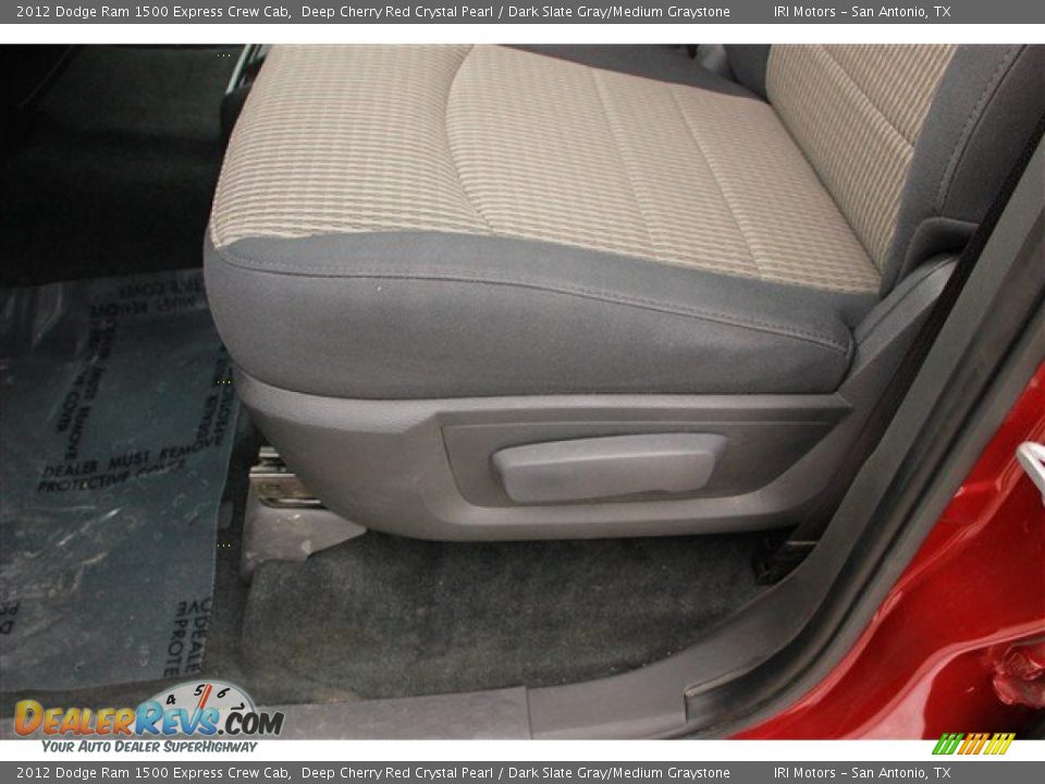 2012 Dodge Ram 1500 Express Crew Cab Deep Cherry Red Crystal Pearl / Dark Slate Gray/Medium Graystone Photo #11