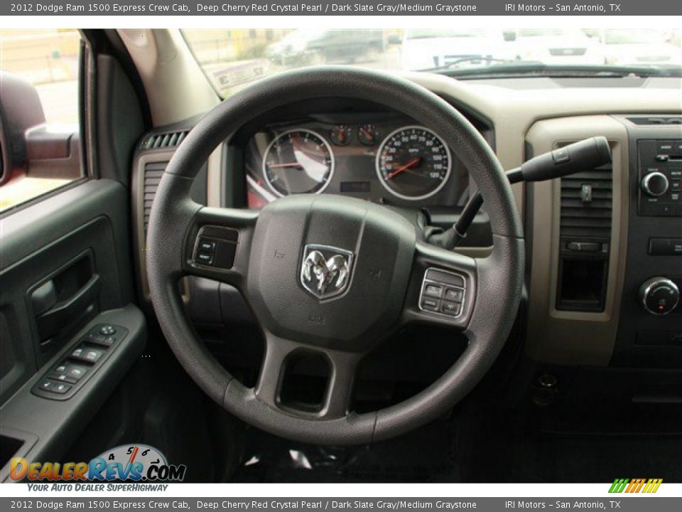 2012 Dodge Ram 1500 Express Crew Cab Deep Cherry Red Crystal Pearl / Dark Slate Gray/Medium Graystone Photo #14