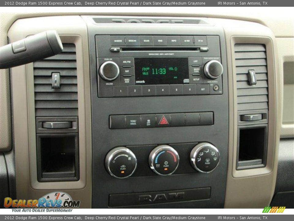 2012 Dodge Ram 1500 Express Crew Cab Deep Cherry Red Crystal Pearl / Dark Slate Gray/Medium Graystone Photo #16