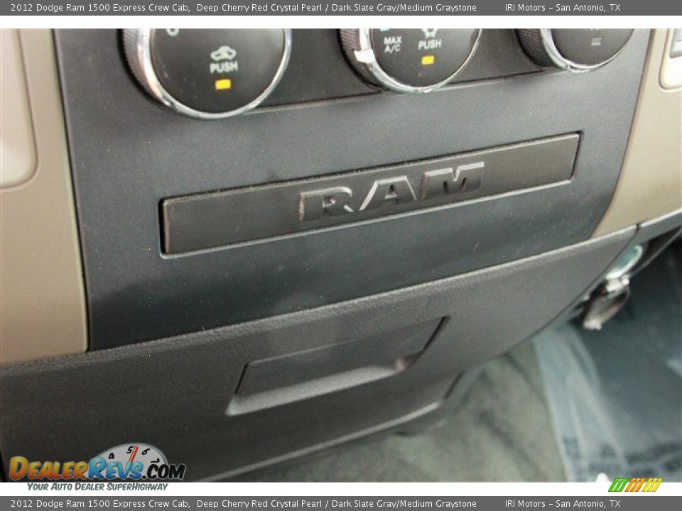 2012 Dodge Ram 1500 Express Crew Cab Deep Cherry Red Crystal Pearl / Dark Slate Gray/Medium Graystone Photo #19