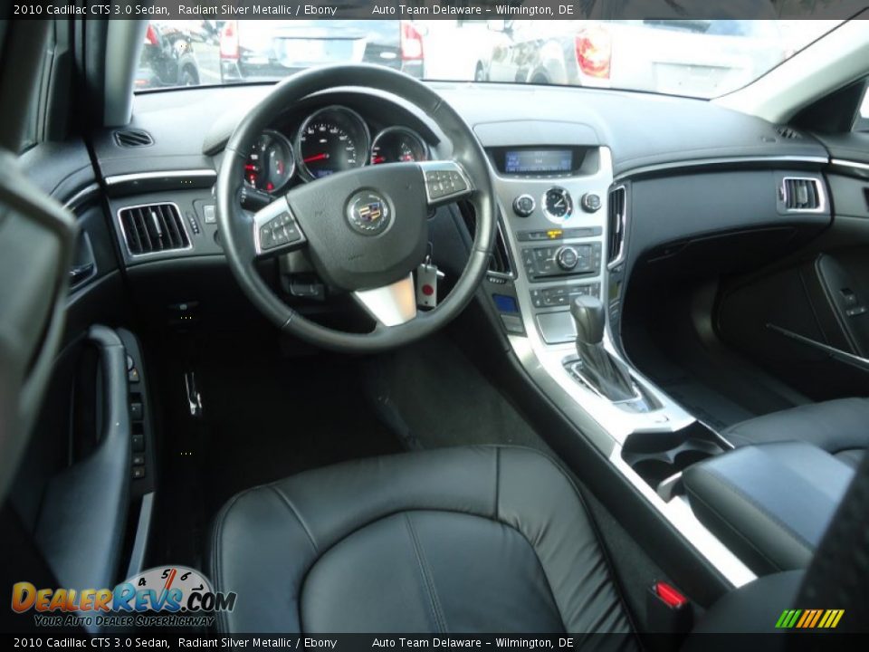 2010 Cadillac CTS 3.0 Sedan Radiant Silver Metallic / Ebony Photo #11