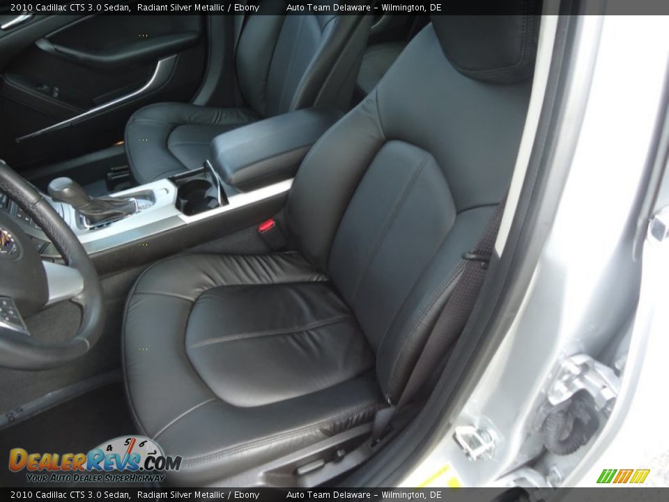 2010 Cadillac CTS 3.0 Sedan Radiant Silver Metallic / Ebony Photo #12