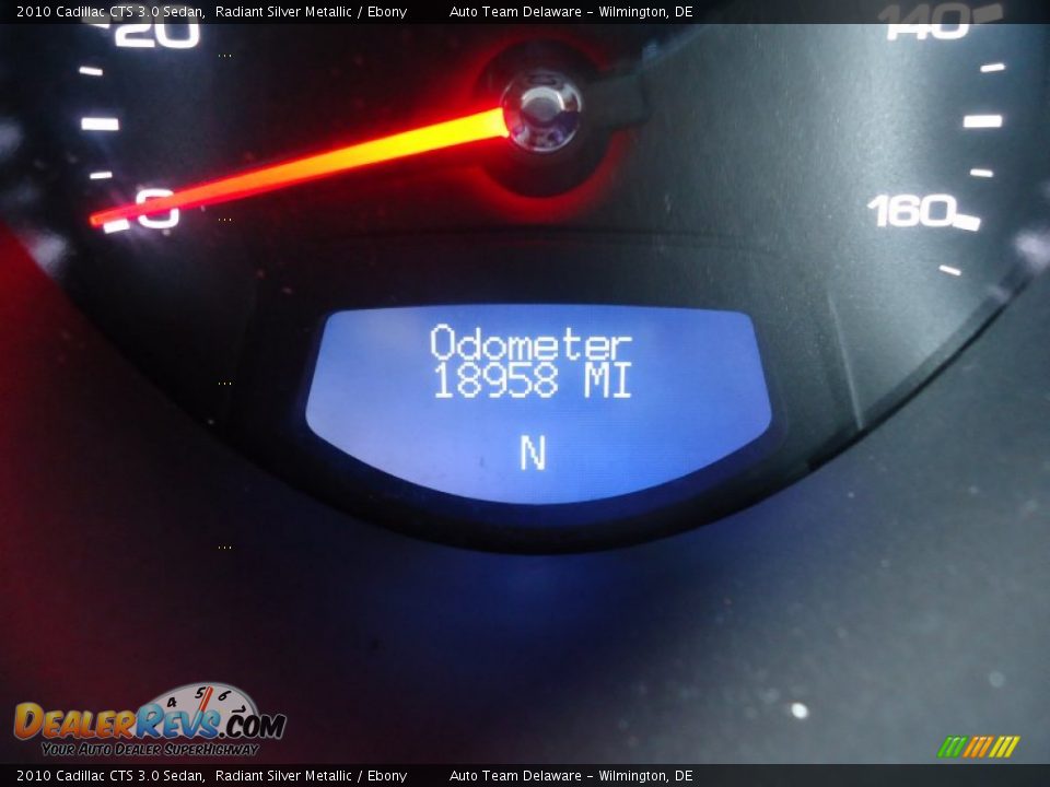 2010 Cadillac CTS 3.0 Sedan Radiant Silver Metallic / Ebony Photo #13