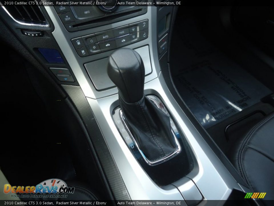 2010 Cadillac CTS 3.0 Sedan Radiant Silver Metallic / Ebony Photo #14