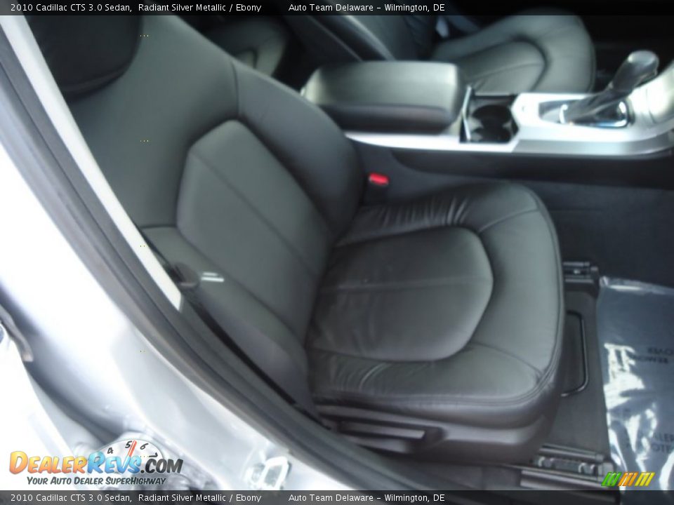 2010 Cadillac CTS 3.0 Sedan Radiant Silver Metallic / Ebony Photo #15