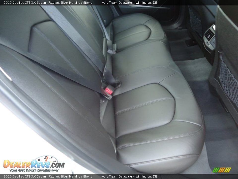 2010 Cadillac CTS 3.0 Sedan Radiant Silver Metallic / Ebony Photo #16